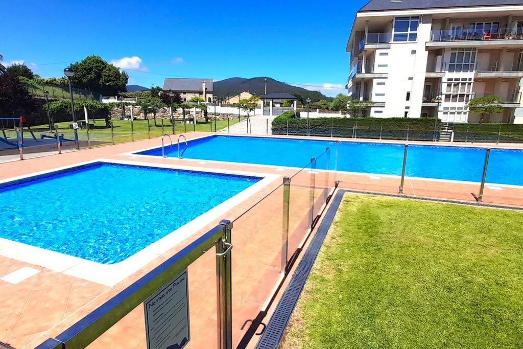 Apartamento Playa Foz Con Jardin Y Piscina Lägenhet Exteriör bild